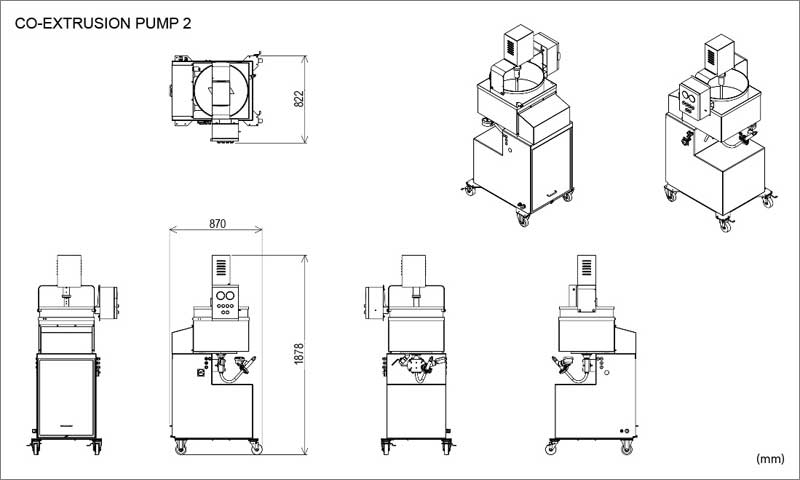 layout of CO-EXTRUSION PUMP 2