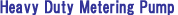 Heavy Duty Metering Pump