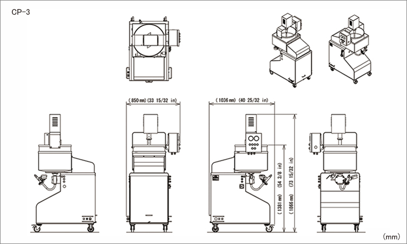 layout of CP-3