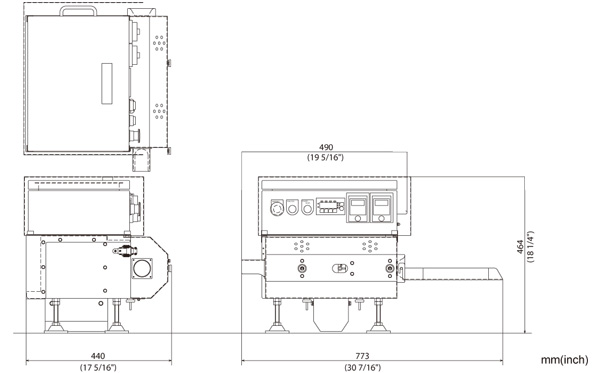 layout of sausage-cutter