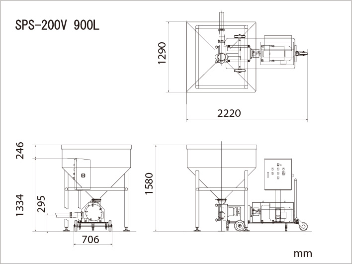 layout of SPS-200