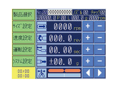 使いやすいモニター機能